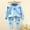 Blue, variant on Amidoa Boys 2 Piece Outfits Fall Winter Clothes Print Soft Long Sleeve Top and Casual Pants Kids Clothing Sets Size Blue 140