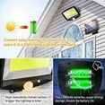 thumbnail image 2 of Luz solar al aire libre inalámbrica Sensor de movimiento IP65 Foco LED impermeable 3 modos Patio de jardín, 2 of 5