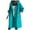Blue, variant on Coats for Women Fall Coats for Women Women's Casual Mid Length Trench Coat Belted Waist Long Sleeve Outerwear