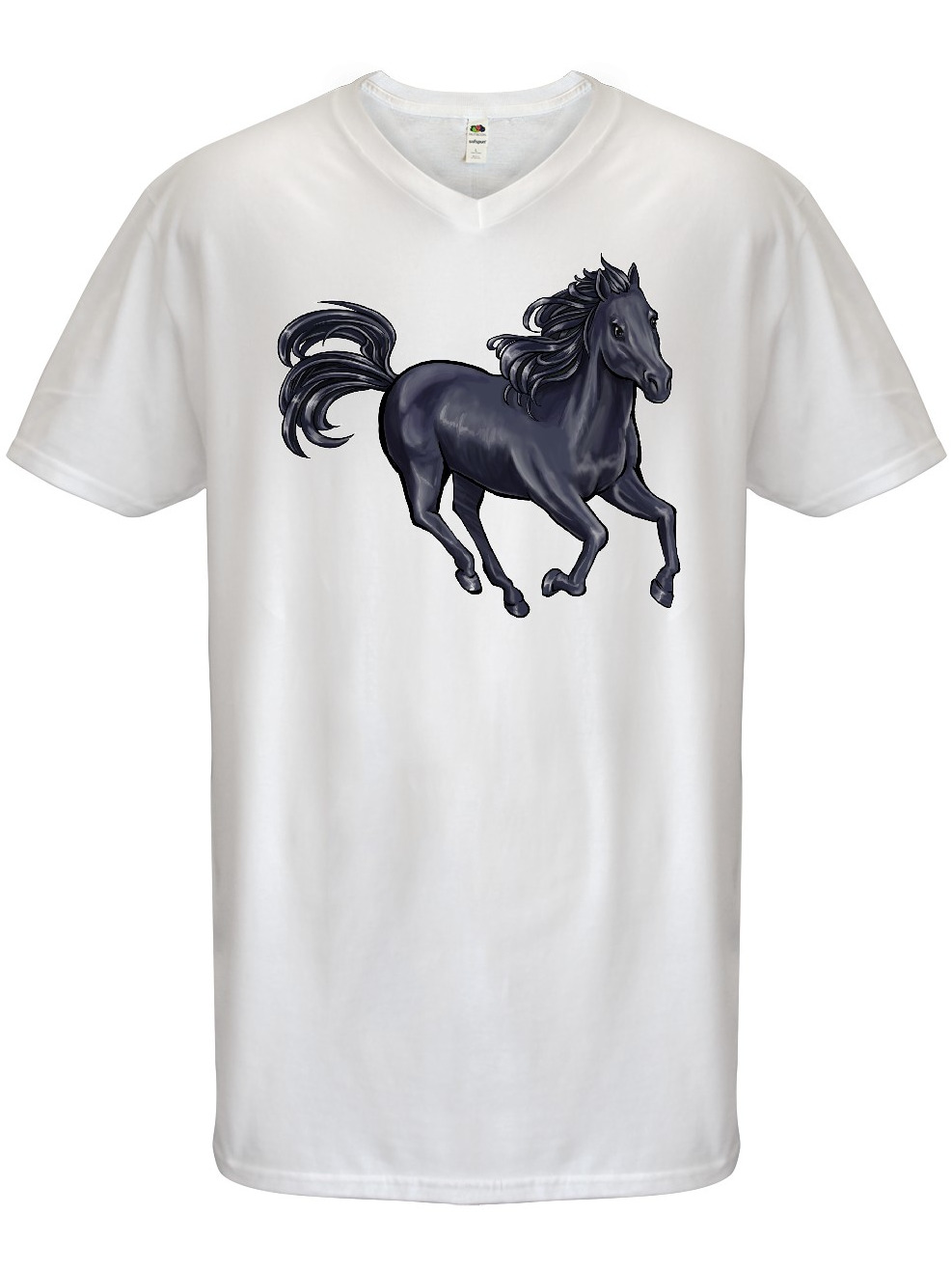 Inktastic Beautiful Galloping Black 