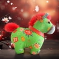 thumbnail image 6 of Eespoir 2026 Year of the Horse Plushie Ornament, Horse Figurine, Cute Soft Stuffed Horse for Chinese New Year Decoration, Car Hanging Gift, Plush Toy(Green), 6 of 6