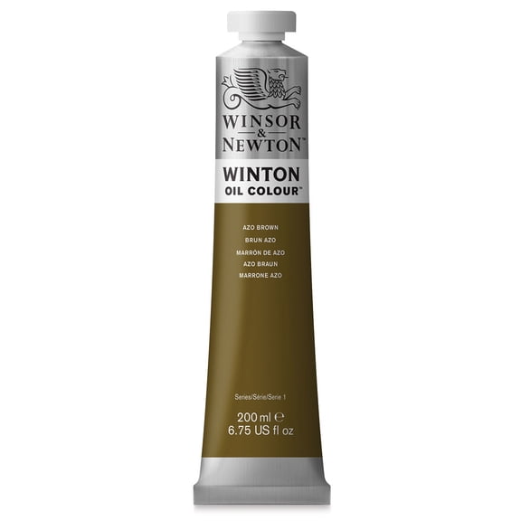 Winsor & Newton Winton Oil Color, 200ml, Azo Brown