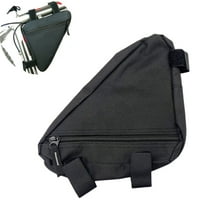 INTBUYING Bicycle Triangle Storage Bag Portable Bike Beam Triangle Pouch Zipper Style