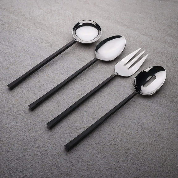 INOX Jason Black 4 Pc. Hostess Set
