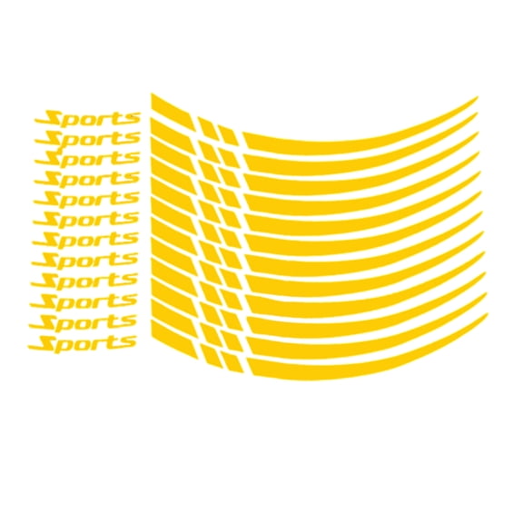 Reflective Bicycles Rims Stickers Cycling Reflector Bike Body Reflective Safety Sticker Bicycles Accessories Enduring