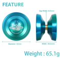 thumbnail image 5 of Yoyo Professional Alloy Competition Yoyo Ball for Teenagers, 5 of 5