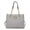 Gray, variant on MKF Collection Makenna Women's Shoulder Bag Vegan Leather Handbag Purse with a Double Handle by Mia K - Gray