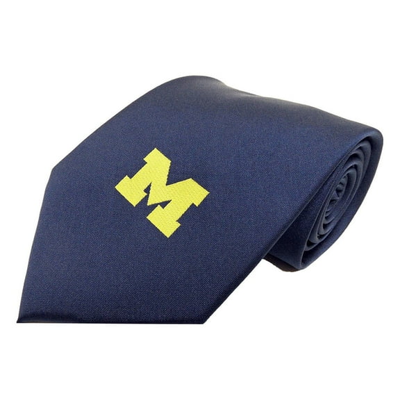 Michigan Wolverines Solid Necktie - Donegal Bay - Unisex - One Size