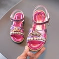Akiihool Dressy Sandals Girl Wide Child and Toddler Girls Slides with