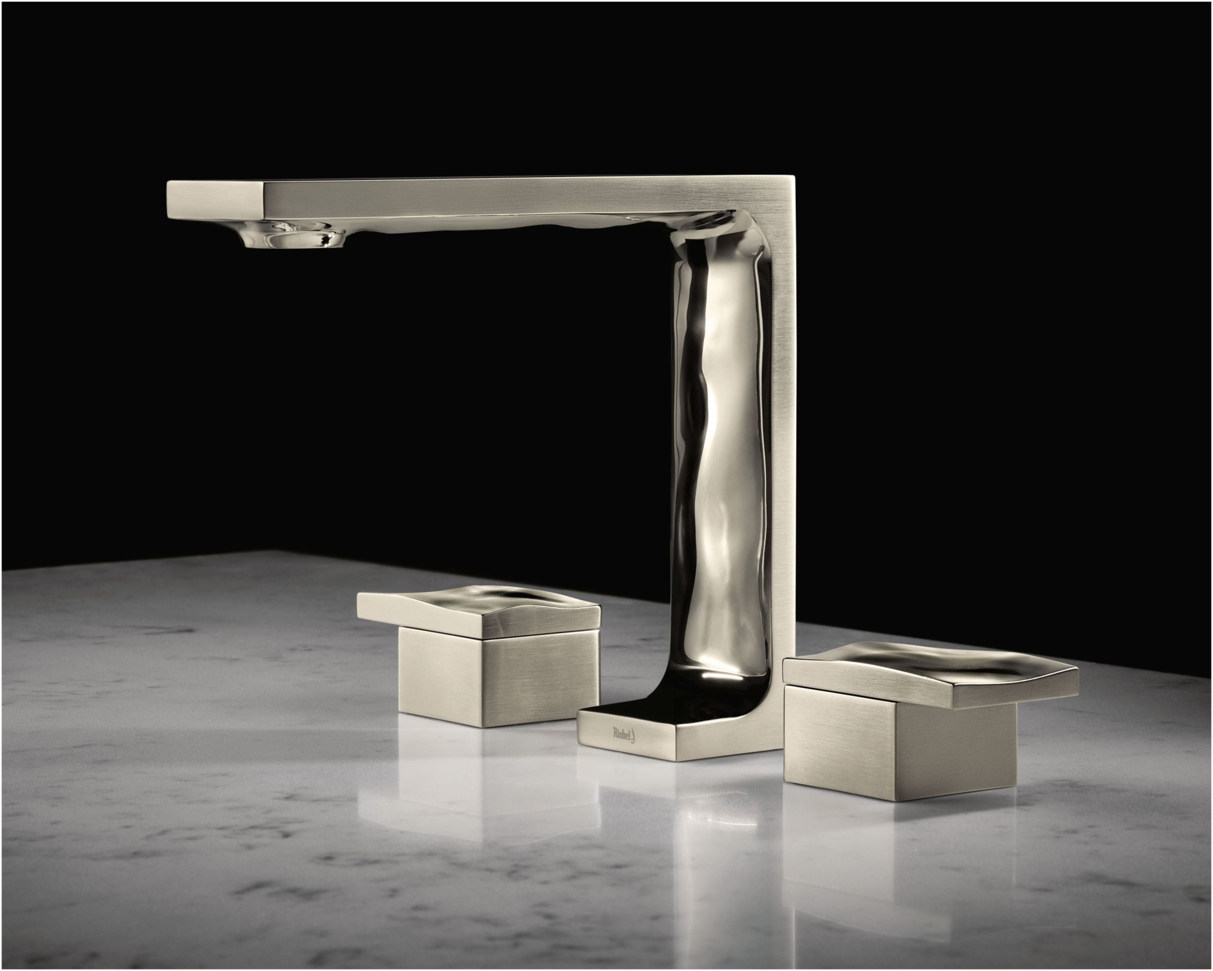 Riobel Rf08 Reflet 1.2 GPM Widespread Bathroom Faucet - Chrome
