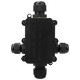 thumbnail image 2 of AMONIDA Waterproof Junction Box, IP68 Plastic Junction Box 4m Underwater Connection Wiring Box T100 450VAC 24A UL94V-2 Electrical Junction Box, 2 of 8