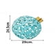 thumbnail image 4 of Esfera Decorativa Metal Azul 25.5x27x24.5cm - Diseño Garigoleado Moderno para el Hogar, 4 of 4