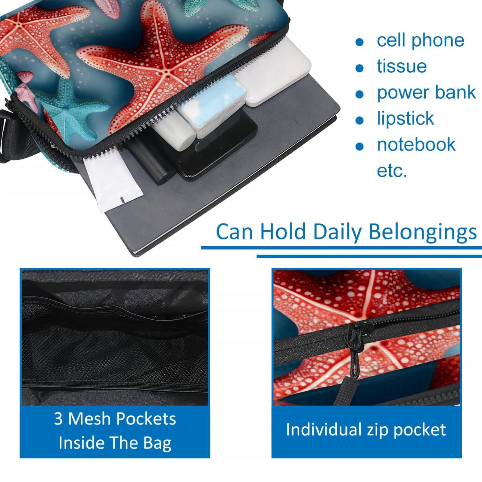 Starfish Adjustable Lightweight Running Belt with Extension Strap and Belt Bag/Fanny Pack – Unisex