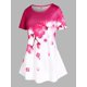 thumbnail image 1 of Camiseta Swing Talla Extra Estampado Floral Rosegal Camisetas tallas grandes, 1 of 5