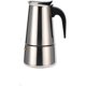 thumbnail image 1 of Cafetera espresso de estufa, cafetera moka de acero inoxidable, cafetera moka hecha a mano, 6 tazas, 9 tazas, 300ML, 450ML, 1 of 7