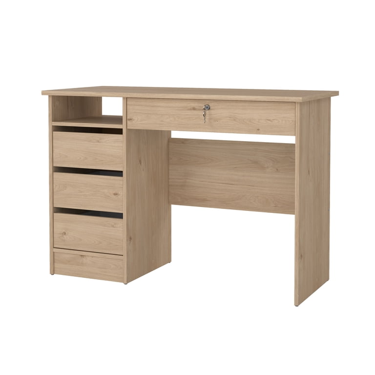 Tvilum, Home Office Writing Desk, Jackson Hickory, with 4 drawers Tvilum, Home Office Writing Desk, Jackson Hickory, with 4 drawers