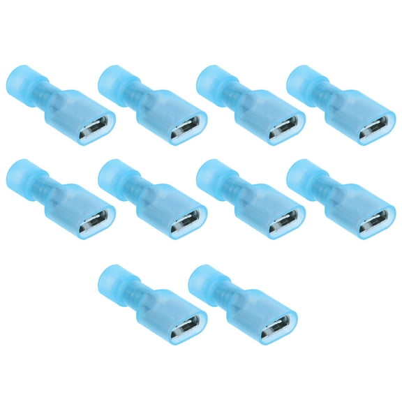 Masteelf 150pcs Female Nylon Spade Disconnect Crimp Terminal Wire Connectors