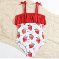 thumbnail image 2 of Maillot de Bain Fille 1 Pce Séchage Rapide Motif Floral Imprimé 4-5 Ans, 2 of 7