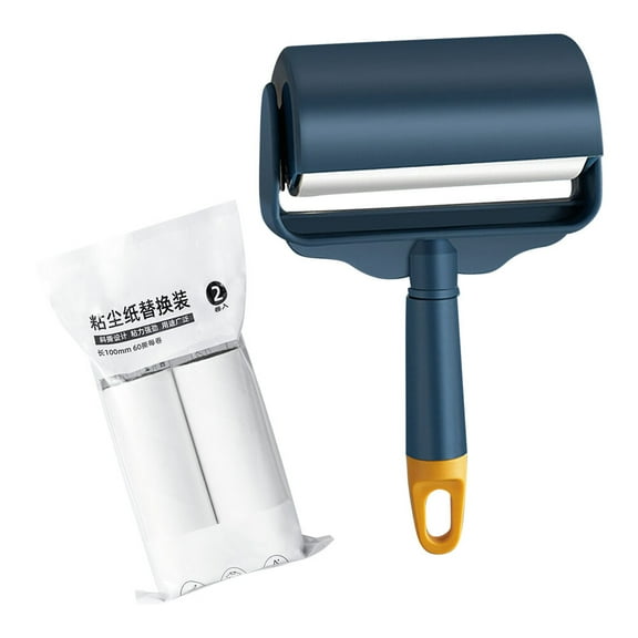 CTIRCHIU Lint Roller Set - Portable Round Plastic Hair Remover for Pet Owners, Travel-Friendly Cleaning Tool