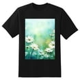 thumbnail image 2 of Plus Size Shirt for Women Oversized Black Tops for Women Short Sleeves Shirt for Women Flower 20 T Shirt Crewneck Shirt for Women M, 2 of 5