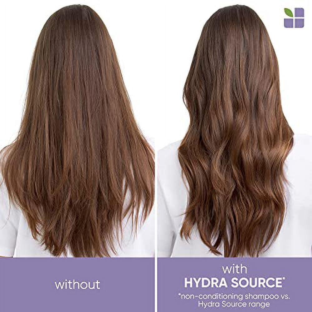 Biolage Hydra Source Deep Treatment Pack | Leave-In Hair Mask | Nourishes Dry Hair | With Aloe | Vegan & Paraben-Free | For Dry Hair | Vegan | Cruelty Free | Hair Treatment | 3.4 Fl. Oz
