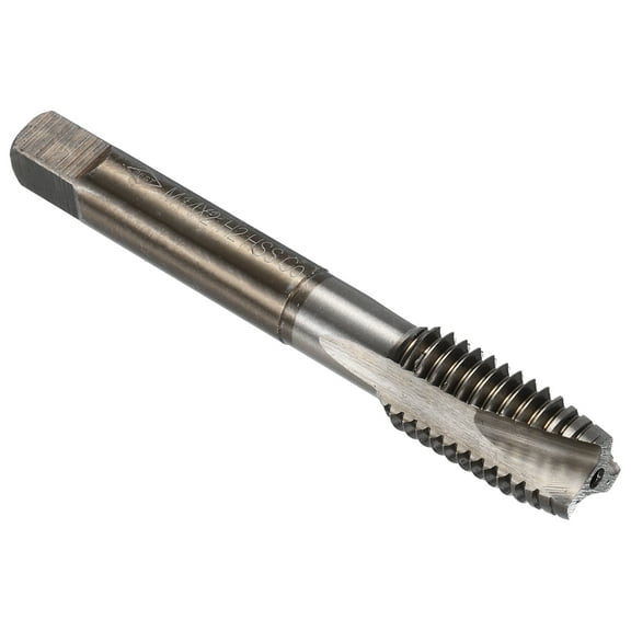 Spiral Point Plug Threading Tap M14 x 2 Thread, Ground Threads H2 , M35 HSS-CO Heat Coloring