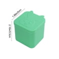 thumbnail image 2 of Lunxisen 4 Pcs Silicone Snack Containers Leakproof Food Storage for On the Go Salad Dressing Condiment Containers Reusable Mini Kitchen Essentials, 2 of 8