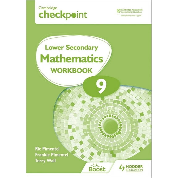 Cambridge Checkpoint Lower Secondary Mathematics Workbook 9: Hodder Education Group, (Paperback)