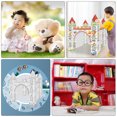 thumbnail image 5 of 1 Set of Paper Colorizing 3D Castle Model Coloring DIY Coloring Puzzle, 5 of 5