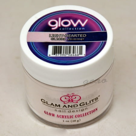 Glam and Glits GLOW ACRYLIC Glow in the Dark Nail Powder 2033 Light-Hearted