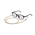 thumbnail image 2 of Unique Bargains Imitation Pearl Pattern Eyeglass Chain 29.53" 1 Pc Light Brown, 2 of 5
