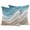 Turquoise Brown, variant on Turquoise Brown Outdoor Pillow Covers 18x18 Set of 2,Waterproof Patio Throw Pillowcase Protectors,Teal White Geometric Gradient Stripes Decorative Pillow Shams Cushion Covers for Seat Bed Couch Sofa