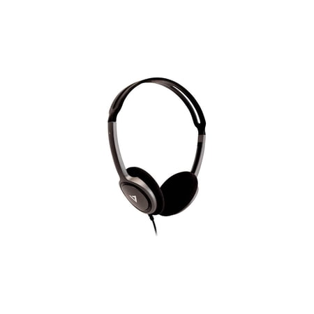 UPC: 0662919104066 | V7 Lightweight Stereo Headphones  Dark Gray