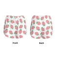 thumbnail image 3 of Balery Strawberry Pattern Women's Running Shorts with Liner 2 Pockets Elastic Workout Athletic Gym Yoga Shorts-X-Large, 3 of 7