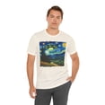 thumbnail image 4 of Unisex Van Gogh Starry Night UFO Shirt, 4 of 8