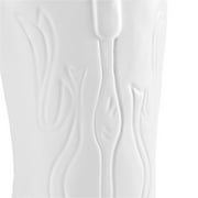 Urban Shop Ceramic Cowboy Boot Vase, 8.75, White