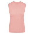 thumbnail image 6 of Womens Tank Tops $4.98 Sleeveless Round Neck Casual Ladies Vest Tank Pink XL, 6 of 6