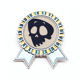 thumbnail image 1 of Desamparados expresion de halloween calavera Insignia broche Medalla ganadora, 1 of 3