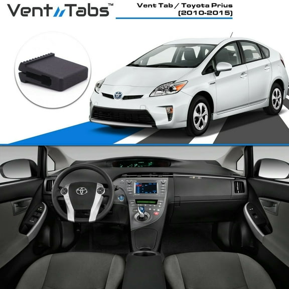 A/C Air Vent Clip-Vent Control Tab Toyota Prius 2010-2015 Black- CENTER