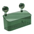 thumbnail image 3 of Estante flotante para baño, estante de almacenamiento para baño, montado en la pared, sin perforaciones, estante para inodoro, estante de almacenamien Verde mayimx Estante flotante para baño, 3 of 9