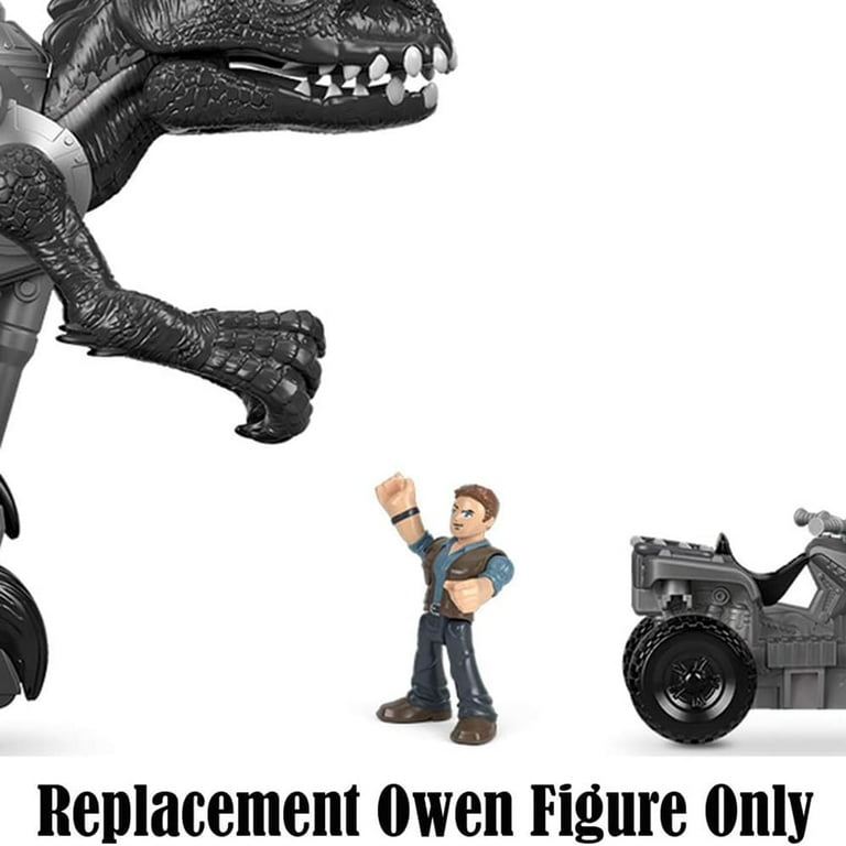 Replacement Part for Fisher Price Imaginext Jurassic World Walking Indoraptor Playset FMX86 Replacement Villain Owen Figure