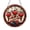 Acrylic 3.5 Inch, variant on Hanging Red Lantern Blossom Stained Glass Suncatcher Window Hanging Decor, Floral Branch Decorative Glass Style Window Panel, Elegant Nature Theme Art Ornament for Home Window Decoration