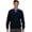 NAVY, variant on Ed Garment Men'S Fine Gauge Soft V Neck Cuff Cotton Sweater, Style 4090
