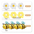 thumbnail image 2 of Kit 10 Globos Abeja Margarita Decoracion Cumpleaños Fiesta Xtellar amarillo, 2 of 4