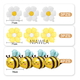 thumbnail image 2 of Kit 10 Globos Abeja Margarita Decoracion Cumpleaños Fiesta Xtellar amarillo, 2 of 4