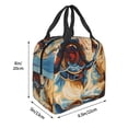 thumbnail image 3 of Sikiie Patriotic Bulldog Welcome Lunch Bag for Women & Men Adult Insulated Lunch Box, Food Lunch Containers Lunch Tote Bags for Work, Travel, Outdoor, 3 of 8