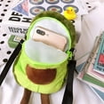 thumbnail image 1 of Avocado Plush Shoulder Bag Avocado Soft Plush Shoulder Bag Cartoon Stuffed Shoulder Bag With Zipper, 1 of 8