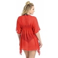 thumbnail image 2 of HAPPY BAY Women's Beach Hawaiian Bathing Suit Swimwear Cover Ups M-L Red_AC425, 2 of 5
