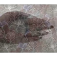 thumbnail image 5 of oneOone Viscose Chiffon Dusty Gray Fabric Abstract Line Drawing Floral Craft Projects Decor Fabric Printed By The Yard 42 Inch Wide, 5 of 5
