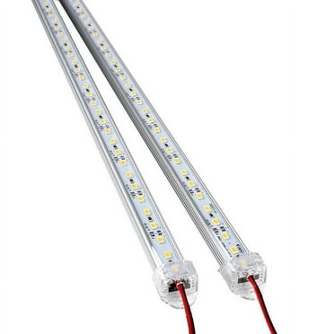 Car LED Interior 2 Pcs Sports Pearlescent Strip Lights Leds DC 12V Bar Rigid White